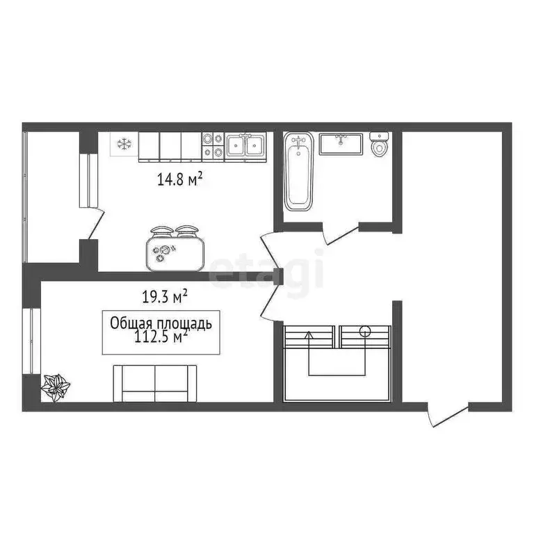 3-комнатная квартира: Бердск, улица Попова, 11/2 (134 м) - Фото 1
