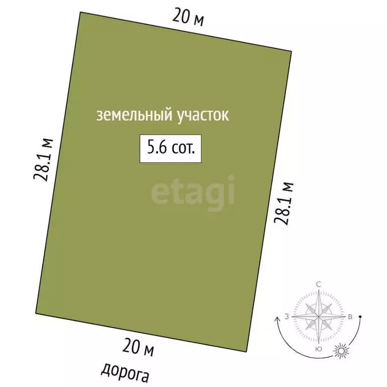 Участок в Тюменская область, Тюмень Лето-Парк кп, ул. Светлая (11.93 ... - Фото 1