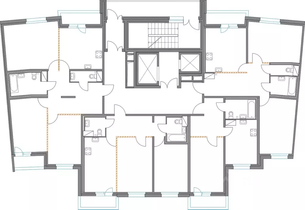 2-к кв. Санкт-Петербург пер. Ипподромный, 1к3 (60.95 м) - Фото 1