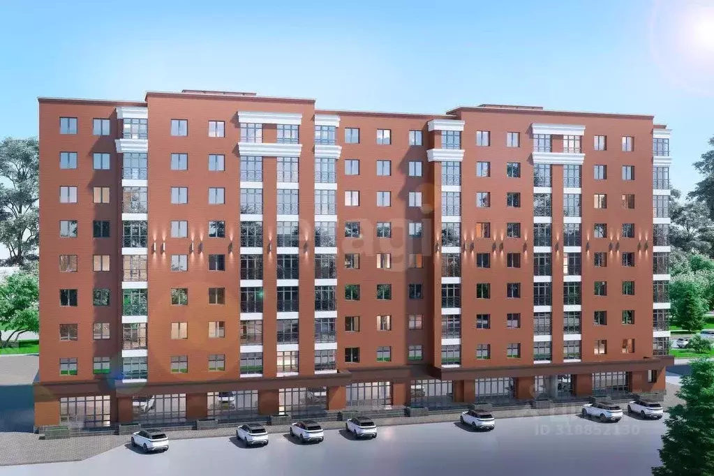 2-к кв. Северная Осетия, Владикавказ ул. Курсантов-Кировцев, 13В (69.0 ... - Фото 1