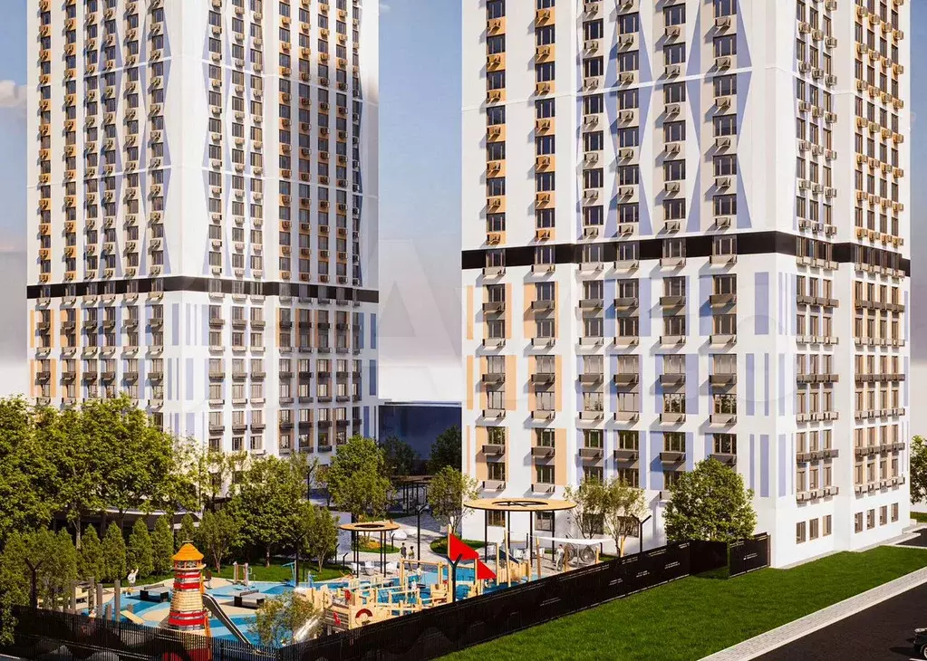 2-к. квартира, 33,6 м, 22/27 эт. - Фото 1