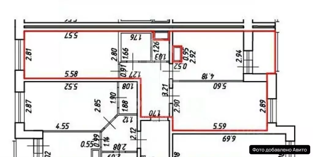 2-к кв. Ленинградская область, Мурино Всеволожский район, Новая ул., ... - Фото 2