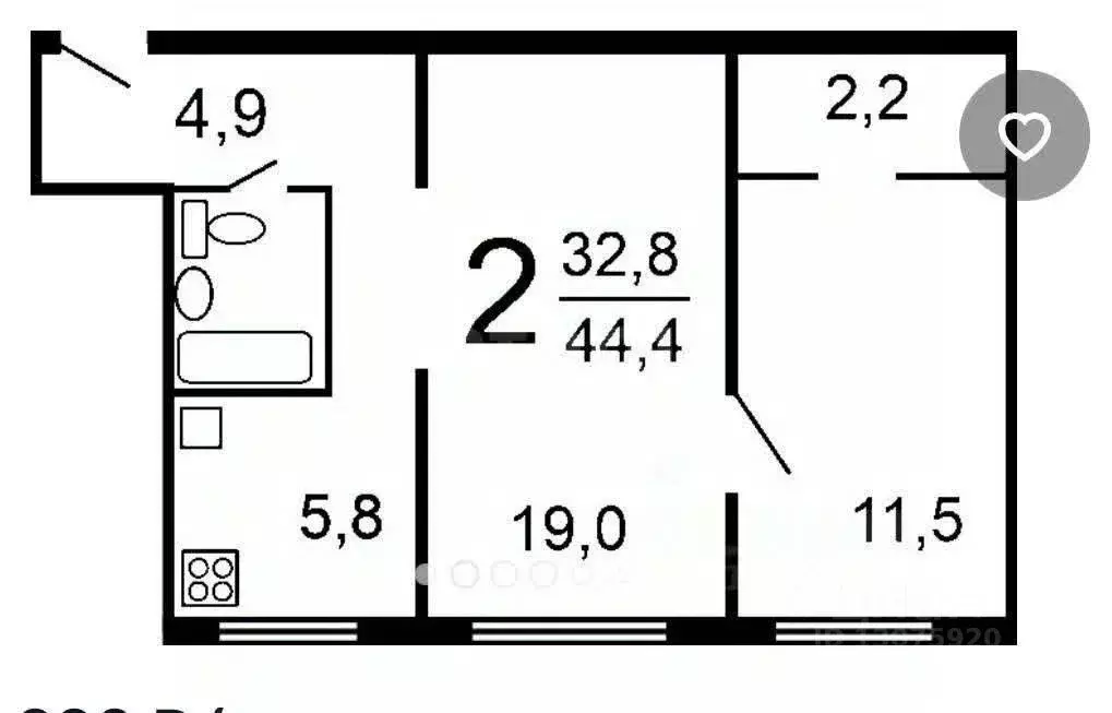 2-к кв. Ярославская область, Ярославль Северный жилрайон, ул. Елены ... - Фото 1