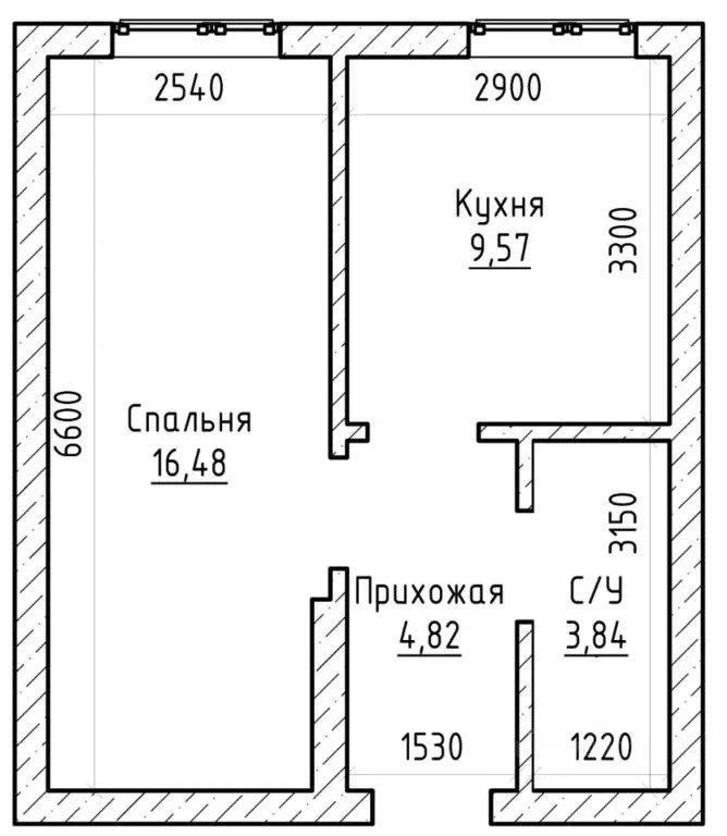 1-к кв. Кабардино-Балкария, Нальчик ул. 2-я Надречная (35.4 м) - Фото 2