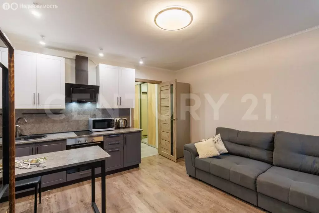 Квартира-студия: Виллозское городское поселение, посёлок Новогорелово, ... - Фото 1