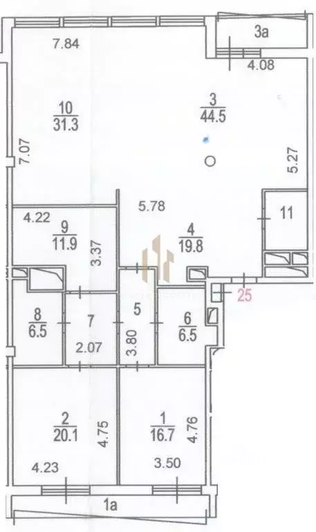 3-к кв. Москва ул. Остоженка, 11 (179.0 м) - Фото 1