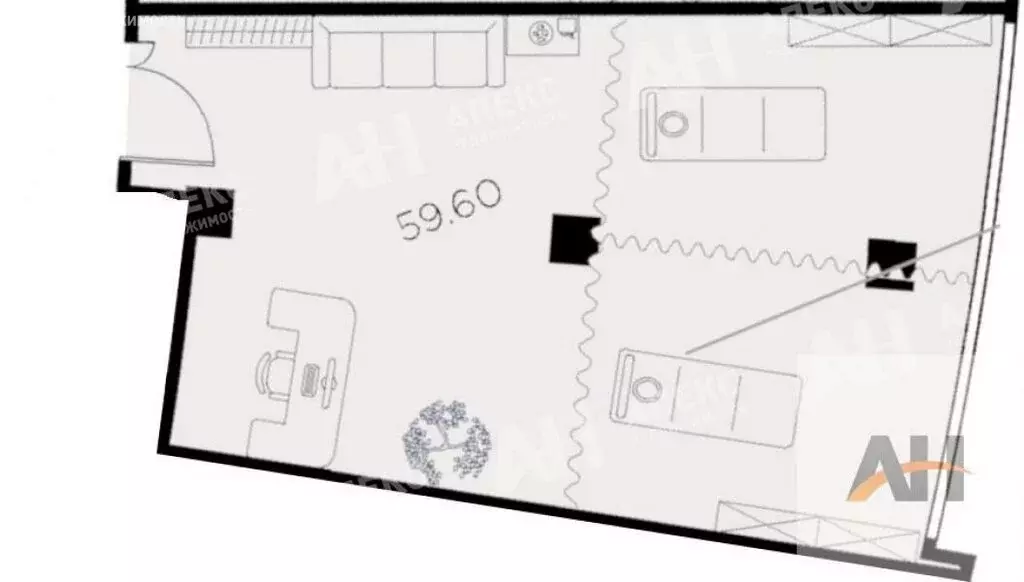 Помещение свободного назначения (60 м) - Фото 2