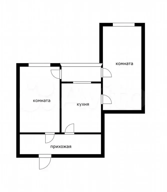 2-к. квартира, 50 м, 1/14 эт. - Фото 0