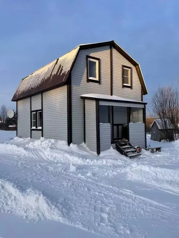 Дом в Карелия, Пряжинский район, Ведлозерское с/пос, д. Кохтусельга  ... - Фото 0