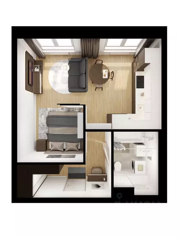 1-к кв. Москва 1-й Грайвороновский проезд, 7Ак4 (32.6 м) - Фото 2