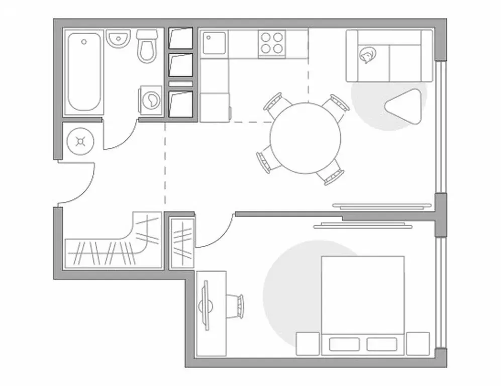2-комнатная квартира: Долгопрудный, Заводская улица, 1 (47.4 м) - Фото 1