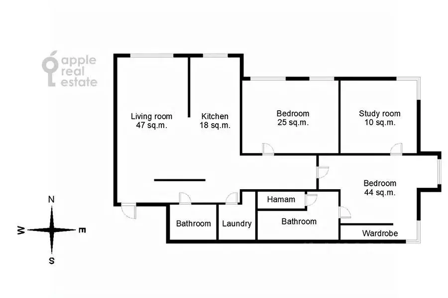 3-к кв. Москва Мосфильмовская ул., 70к1 (185.0 м) - Фото 2
