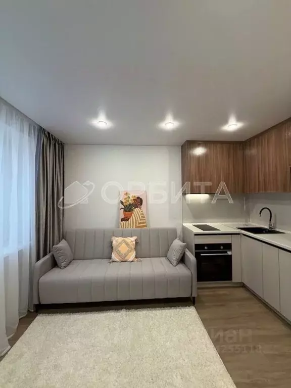 1-к кв. Тюменская область, Тюменский муниципальный округ, д. Патрушева ... - Фото 1