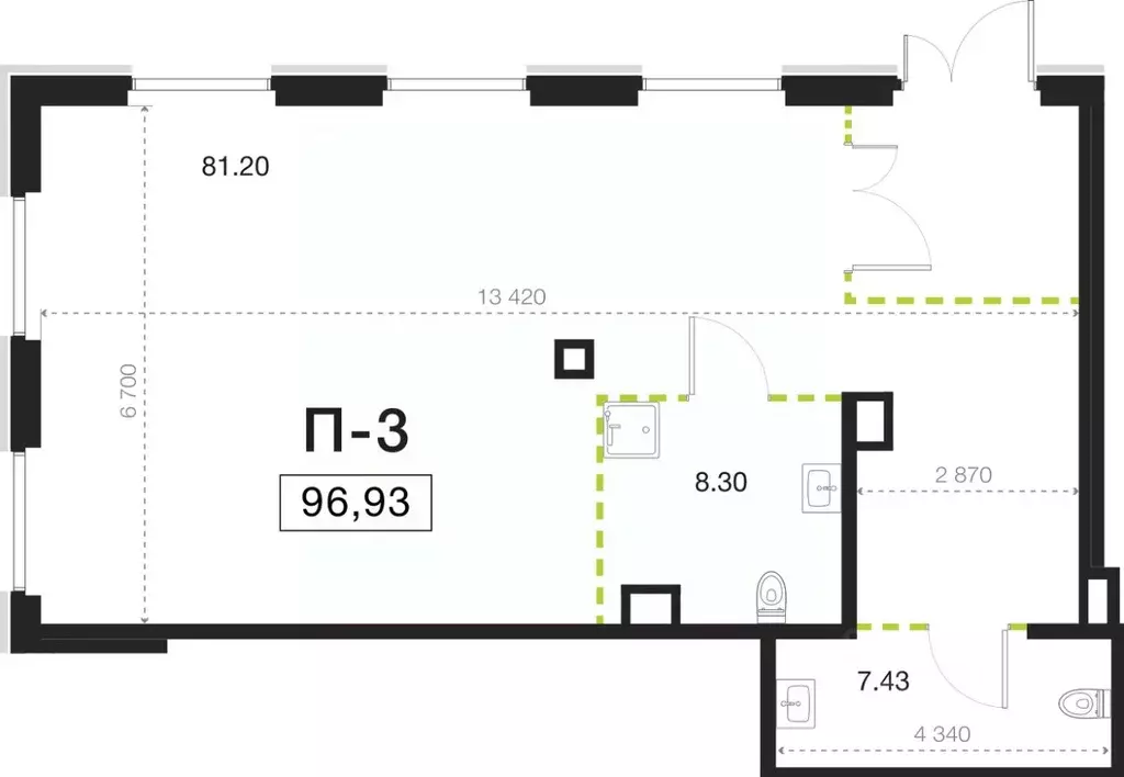 Помещение свободного назначения в Санкт-Петербург Легенда ... - Фото 1