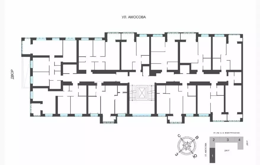 1-к кв. Брянская область, Брянск Архитектор жилой комплекс (41.73 м) - Фото 2
