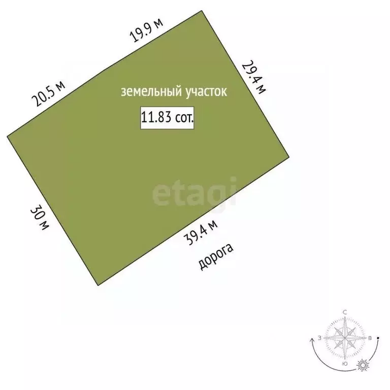 Участок в Крым, Симферопольский район, Трудовское с/пос, Нива СПК  ... - Фото 2