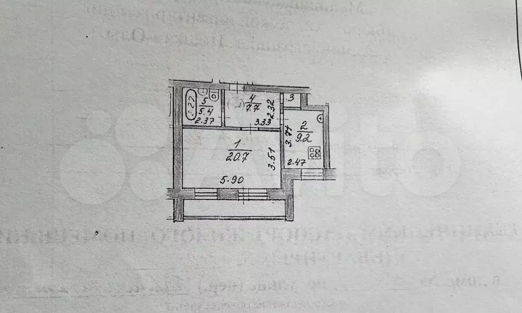 1-к. квартира, 47,4 м, 6/10 эт. - Фото 0