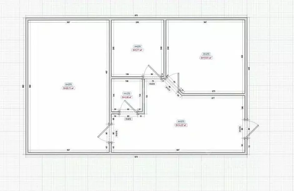 2-к кв. Ингушетия, Магас ул. Набережная (72.0 м) - Фото 2