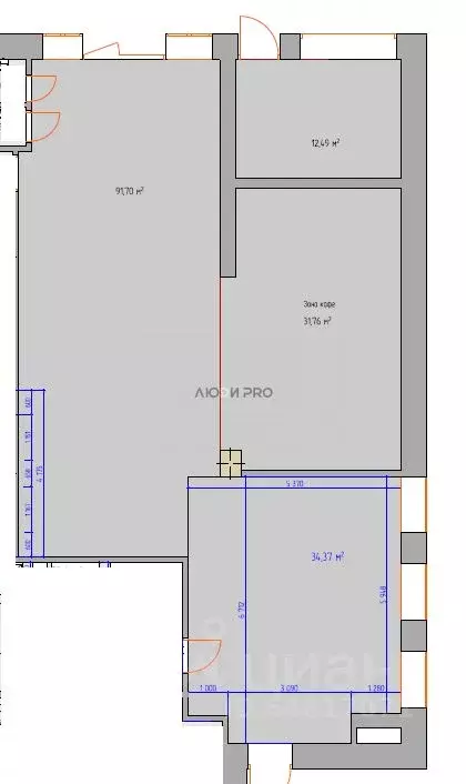 Торговая площадь в Алтайский край, Барнаул Пролетарская ул., 145 (170 ... - Фото 2