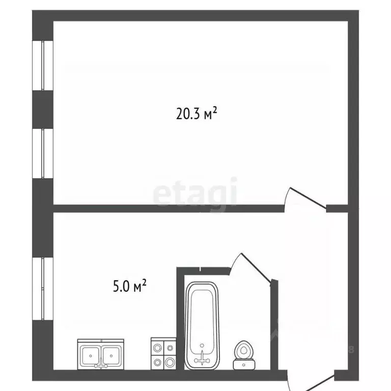 1-к кв. Владимирская область, Муром ул. Лаврентьева, 7 (31.6 м) - Фото 2