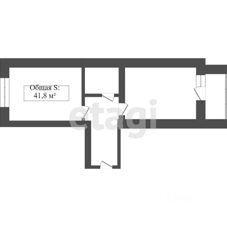 1-к кв. Брянская область, Брянск ул. Комарова, 59 (43.0 м) - Фото 2