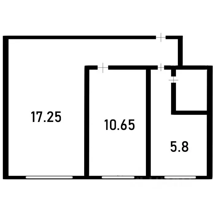 2-к кв. Московская область, Подольск ул. Гайдара, 6 (56.0 м) - Фото 1