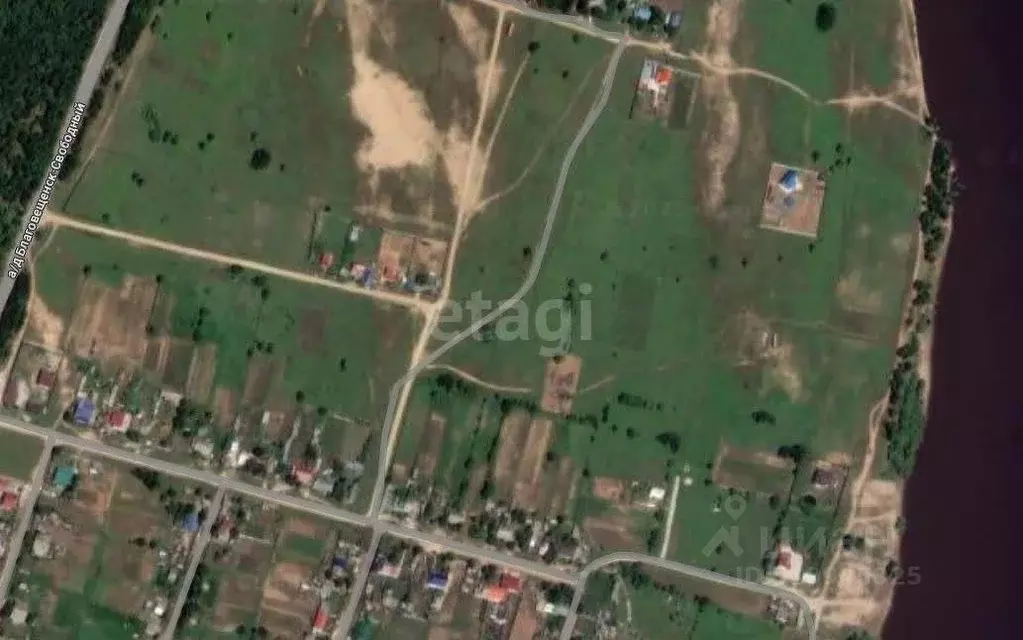 Участок в Амурская область, Благовещенский район, с. Новопетровка  ... - Фото 1