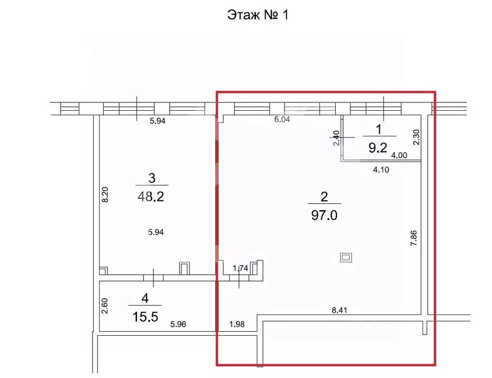 Помещение свободного назначения в Москва Сколковское ш., 40к1 (106 м) - Фото 2