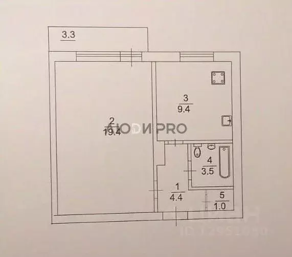 1-к кв. Саратовская область, Энгельс ул. Тельмана, 154 (37.0 м) - Фото 2
