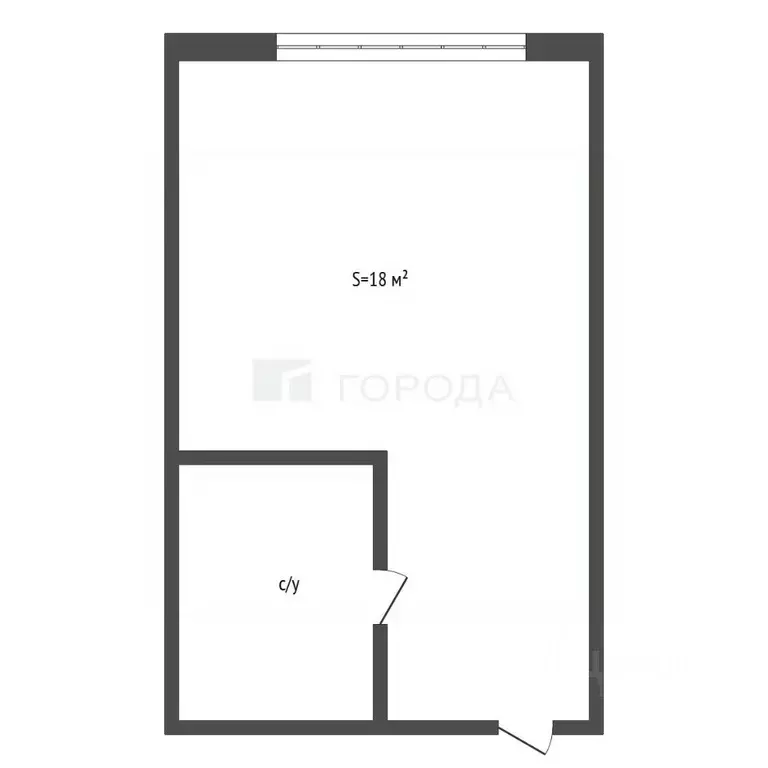 Студия Алтайский край, Барнаул ул. Эмилии Алексеевой, 70 (18.0 м) - Фото 2