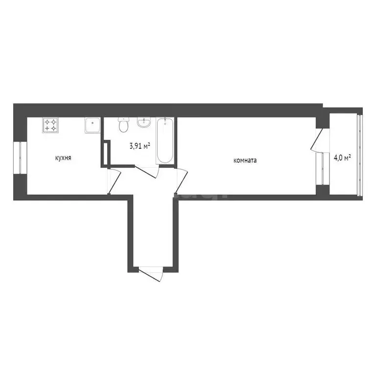 1-комнатная квартира: Курган, жилой район Заозёрный, 7-й микрорайон, ... - Фото 1