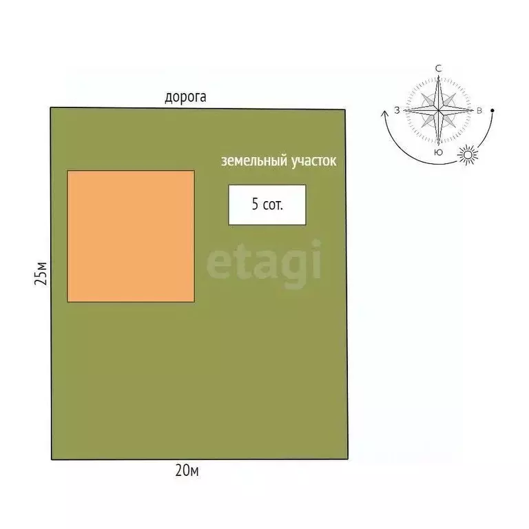 Дом в Ростовская область, Неклиновский район, с. Новобессергеневка ул. ... - Фото 2