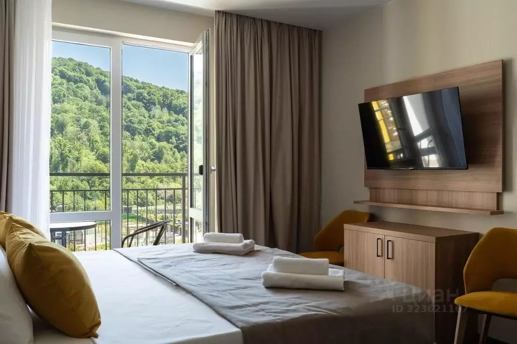 Студия Краснодарский край, Сочи ул. Искры, 88к3 (27.7 м) - Фото 1