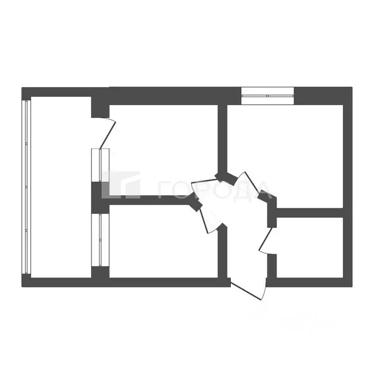 2-к кв. Алтайский край, Барнаул ул. Энтузиастов, 65 (62.4 м) - Фото 2