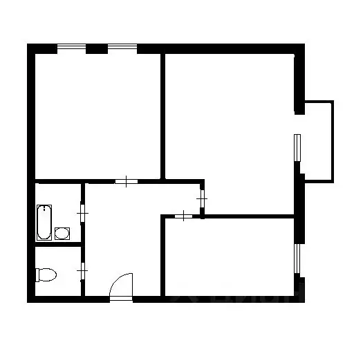 2-к кв. Ленинградская область, Всеволожский район, д. Новое Девяткино ... - Фото 2