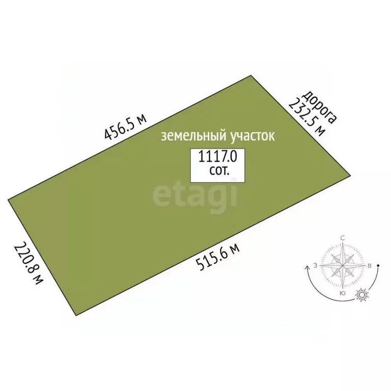 Участок в Крым, Ленинский район, Семисотское с/пос, с. Каменское ул. ... - Фото 2