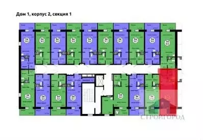 Квартира-студия, 30,9 м, 2/9 эт. - Фото 1