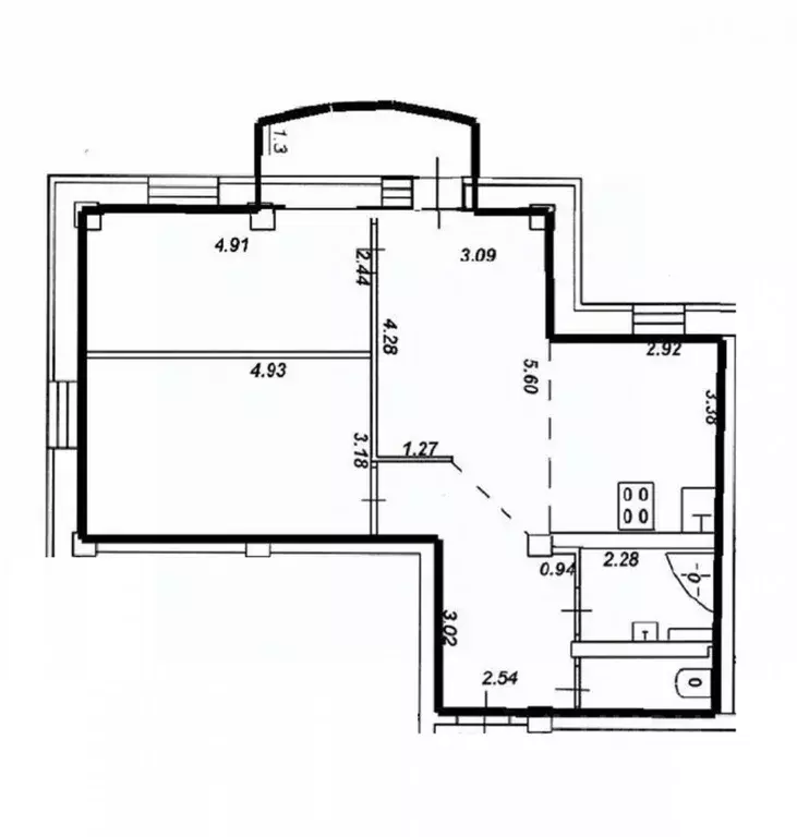 3-к кв. Кировская область, Киров ул. Ленина, 191 (67.6 м) - Фото 2