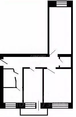 3-к кв. Томская область, Томск ул. Пушкина, 27Д (55.5 м) - Фото 2