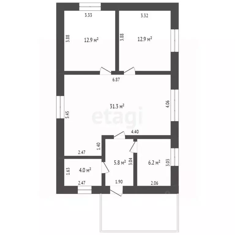 Дом в Тюменская область, Тюменский муниципальный округ, д. Друганова  ... - Фото 2