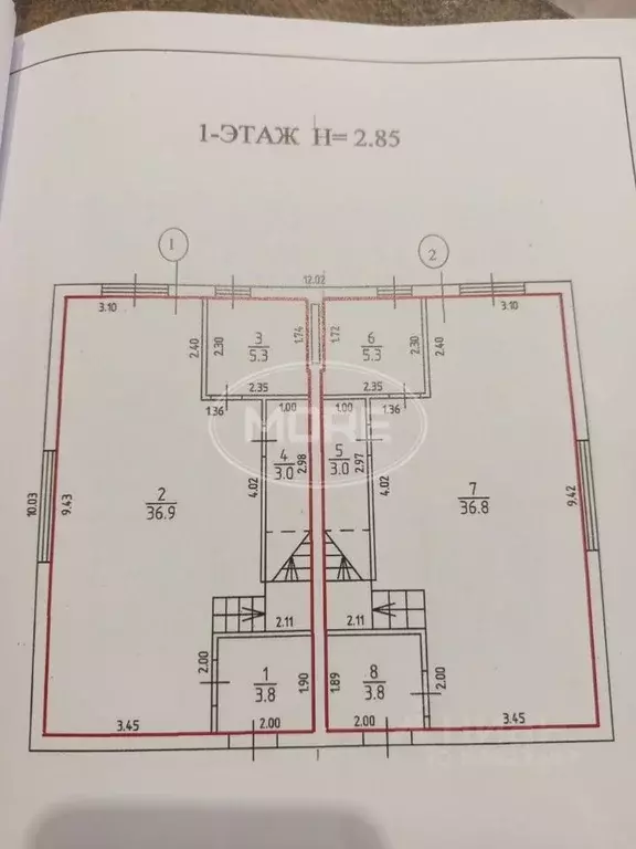 Дом в Калининградская область, Гурьевский муниципальный округ, пос. ... - Фото 2