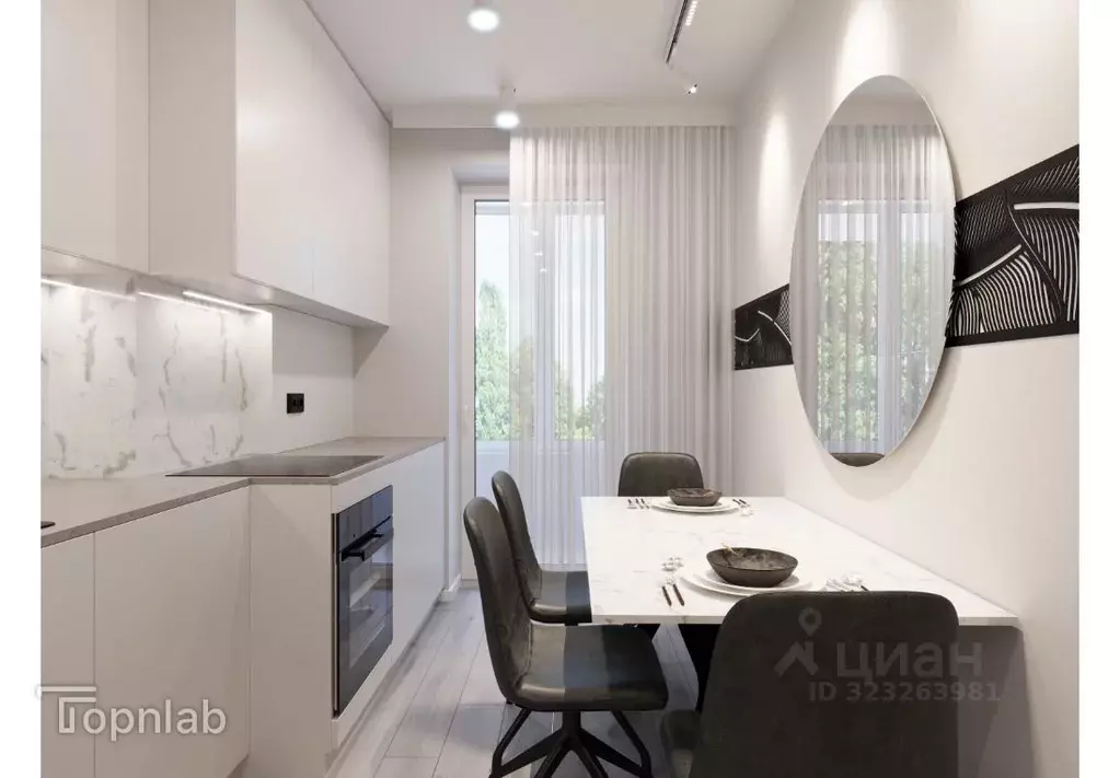 2-к кв. Калининградская область, Зеленоградск ул. Тургенева, 16А (54.0 ... - Фото 2