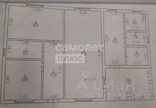Дом в Липецкая область, Липецкий муниципальный округ, с. Сенцово ул. ... - Фото 2