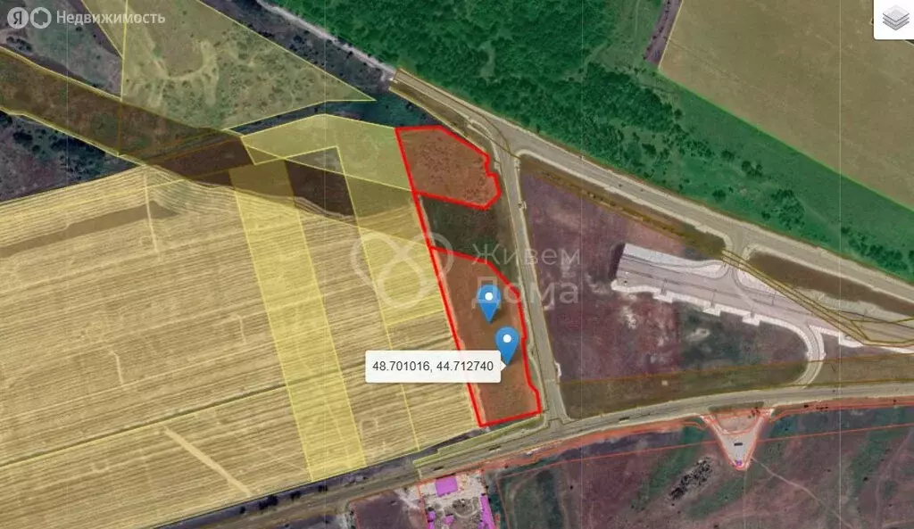 Участок в Фрунзенское сельское поселение (400 м) - Фото 2