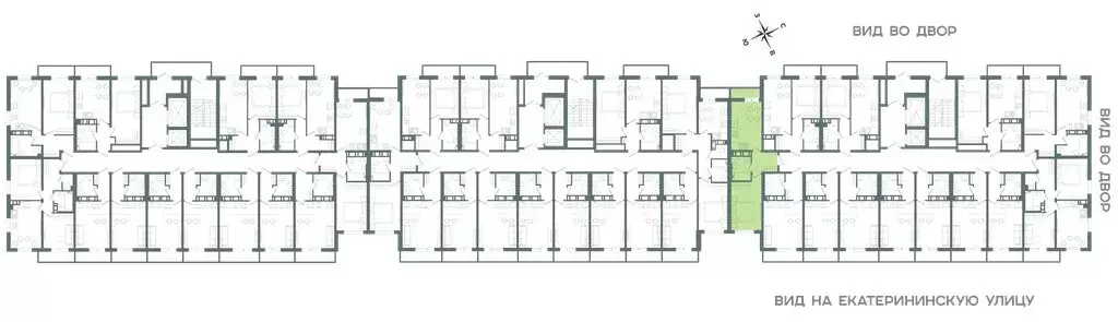 1-комнатная квартира: Мурино, Екатерининская улица, 11 (34.4 м) - Фото 2