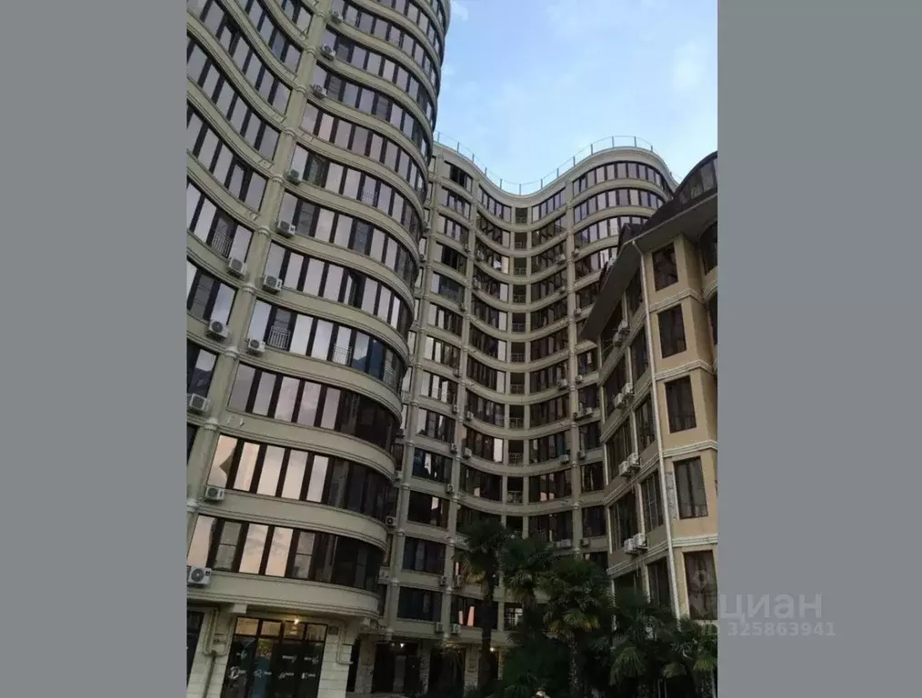 1-к кв. Краснодарский край, Сочи Светлана мкр, ул. Лысая Гора, 23/1 ... - Фото 1