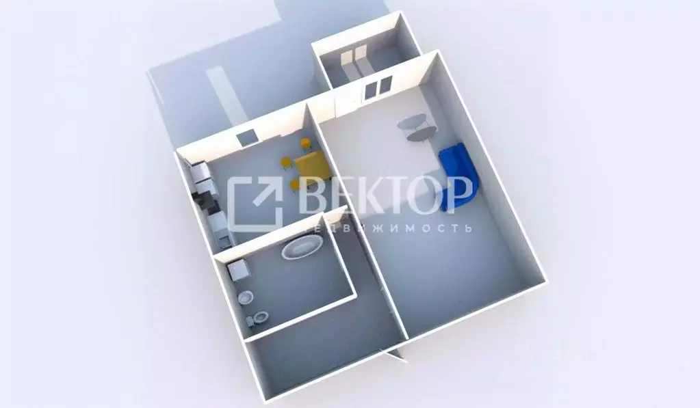 1-к кв. Ярославская область, Ярославский муниципальный округ, пос. ... - Фото 2