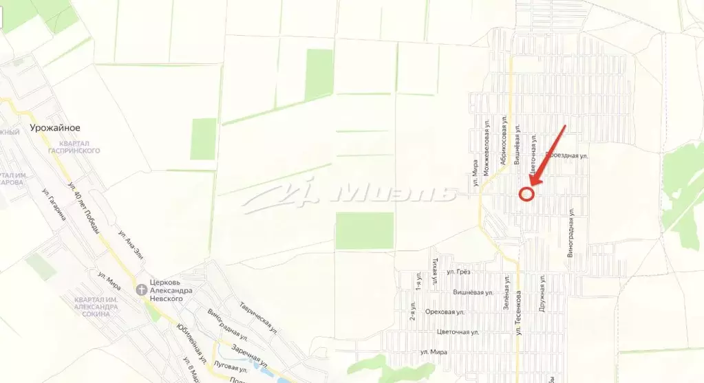 Участок в Крым, Симферопольский район, Урожайновское с/пос, Земляничка ... - Фото 1