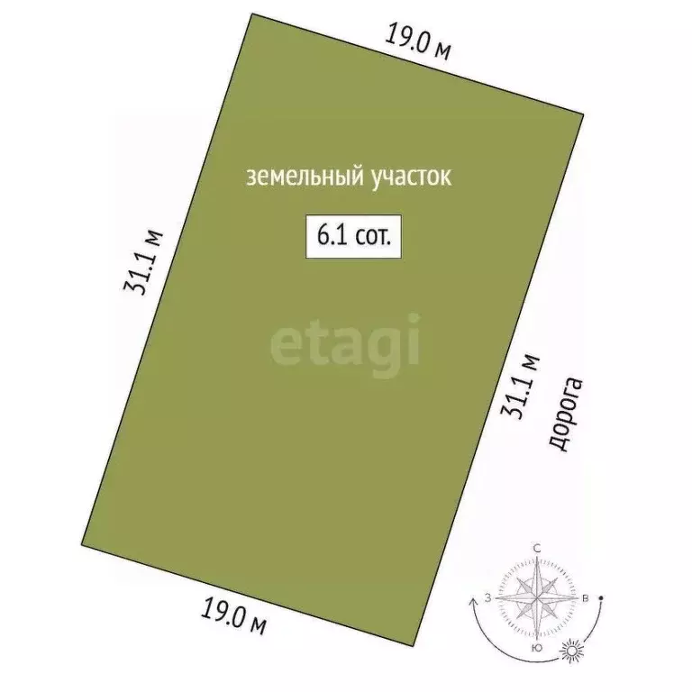 Участок в Тюменская область, Тюменский муниципальный округ, ... - Фото 2