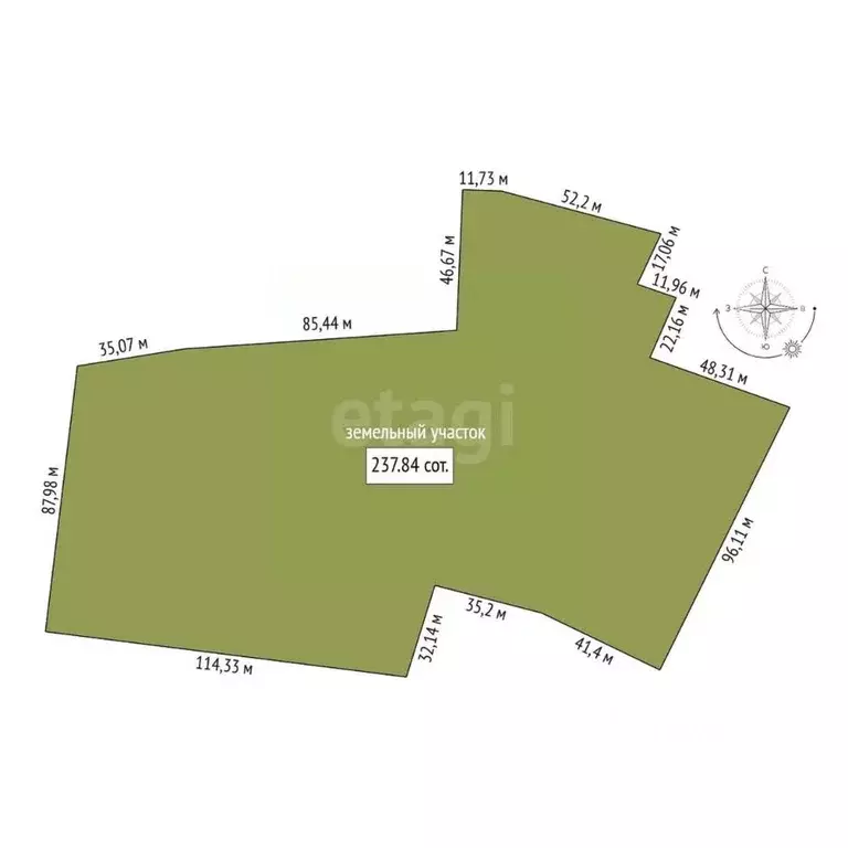 Участок в Амурская область, с. Ивановка ул. Заводская (237.84 сот.) - Фото 1